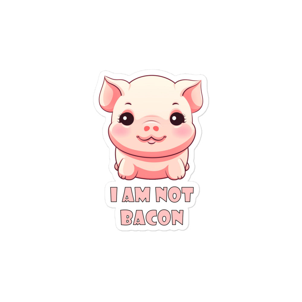 Not Bacon Sticker
